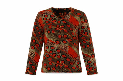Womens UK Size S Roman Multicoloured Basic Blouse