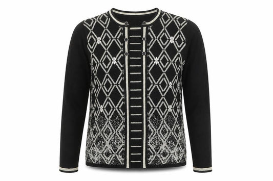 Womens UK Size M Reflect Black Pullover Jumper