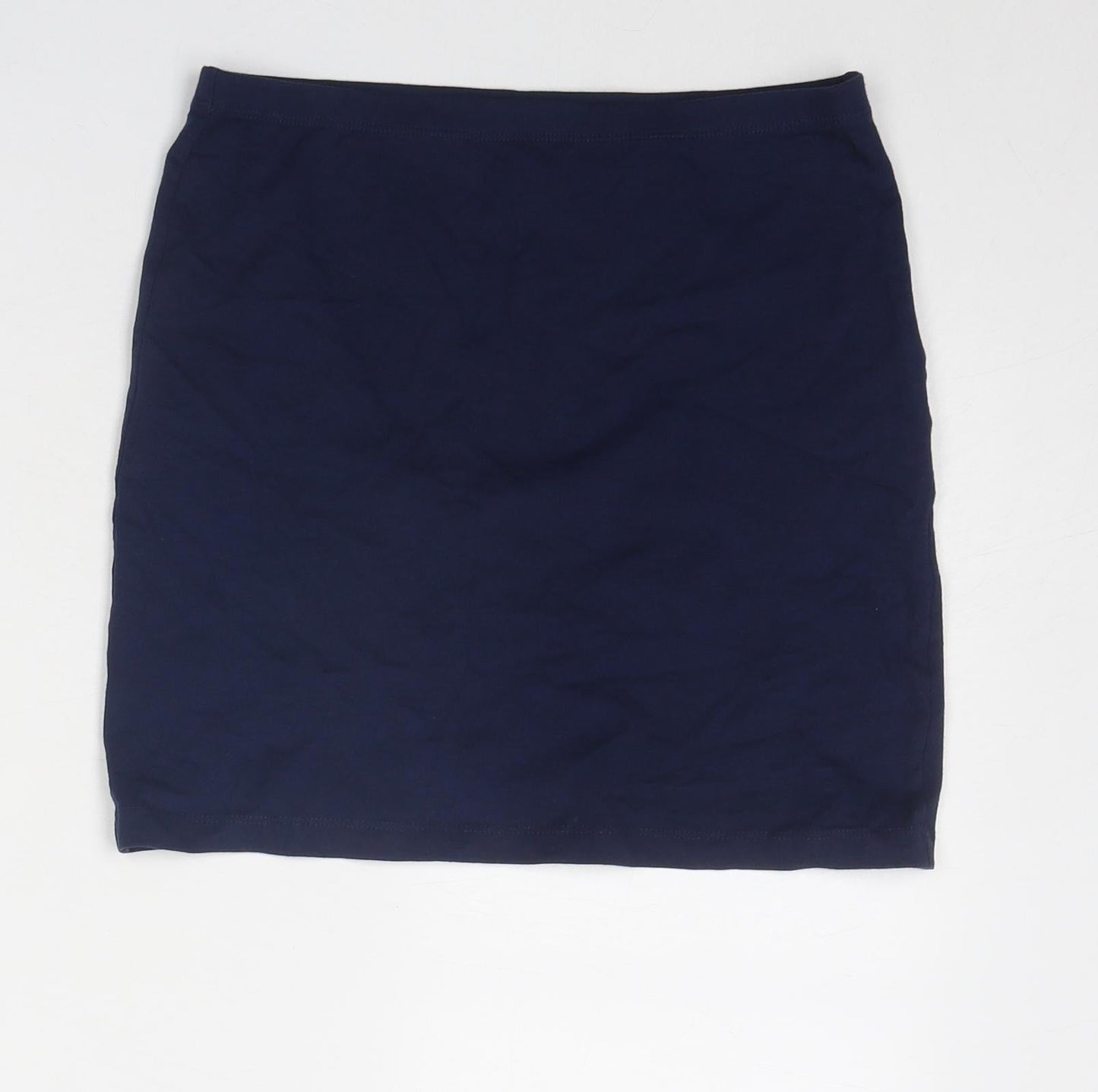 Divided by H&M Womens Blue Cotton Bandage Skirt Size 8