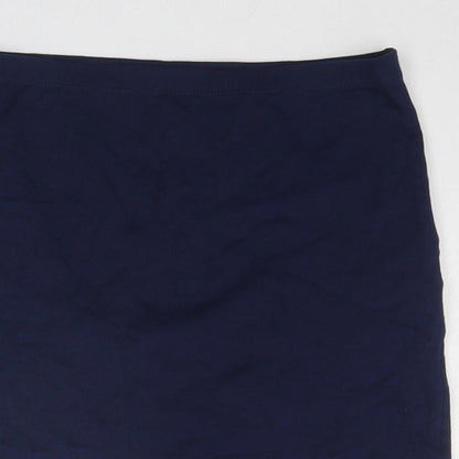 Divided by H&M Womens Blue Cotton Bandage Skirt Size 8