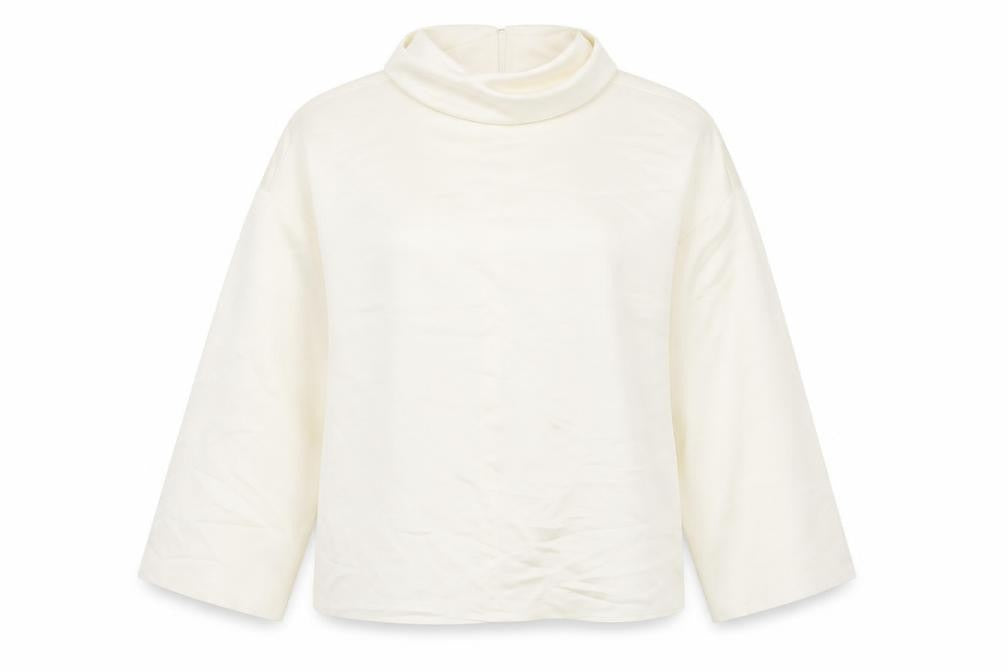 Womens UK Size 16 Autograph Ivory Basic Blouse