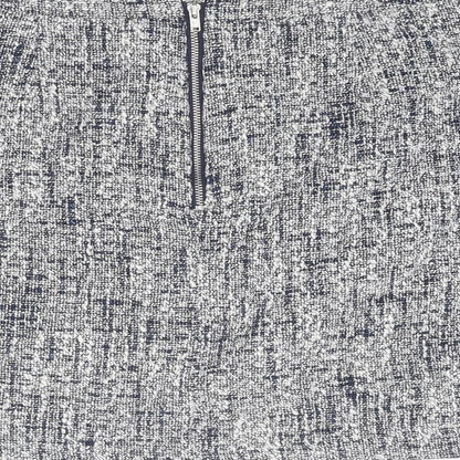 Oasis Womens Blue Acrylic A-Line Skirt Size 14 Zip