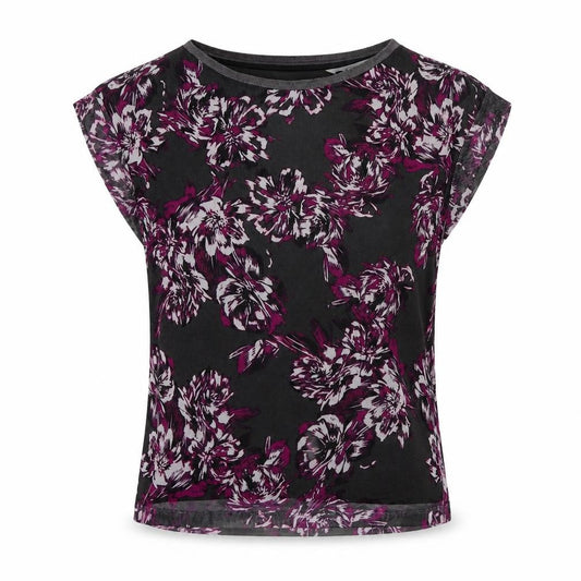 Womens UK Size S Adrienne Vittadini Grey Basic T-Shirt