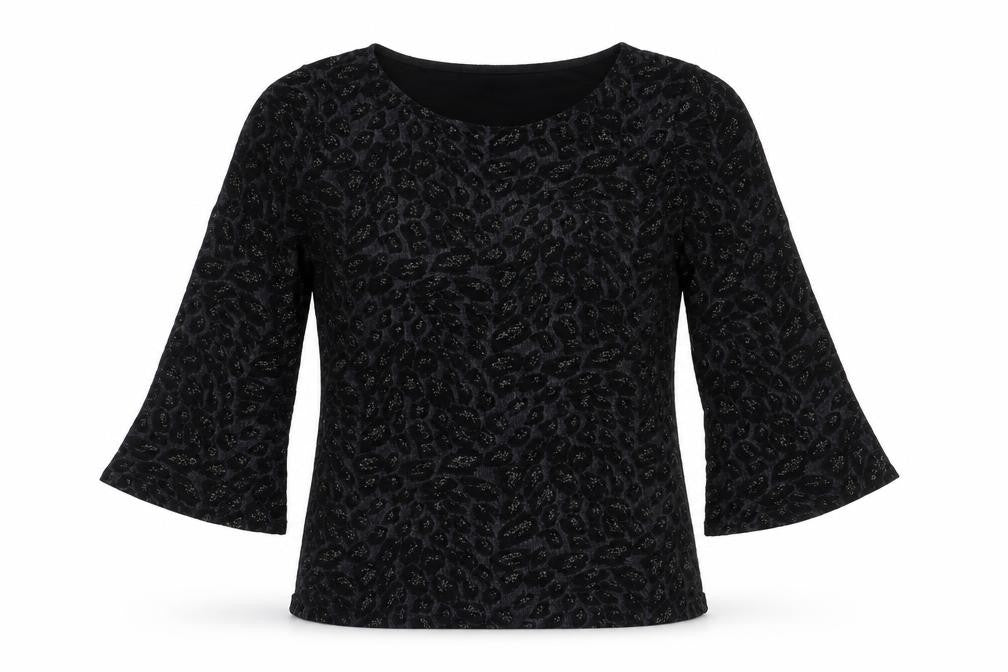 Womens UK Size 12 Principles Black Basic Blouse