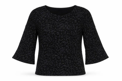 Womens UK Size 12 Principles Black Basic Blouse