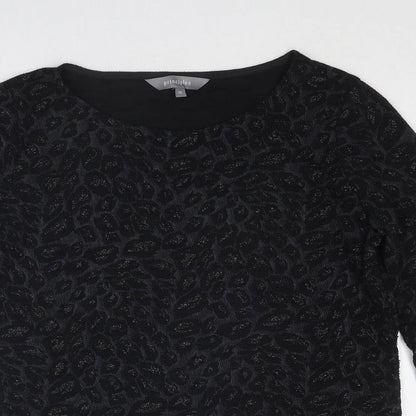 Womens UK Size 12 Principles Black Basic Blouse