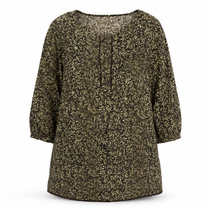 Womens UK Size 12 NEXT Brown Basic Blouse