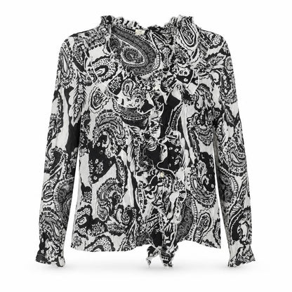 Womens UK Size 12 River Island Black Basic Blouse