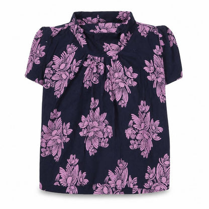 Womens UK Size 8 French Connection Blue Basic Blouse