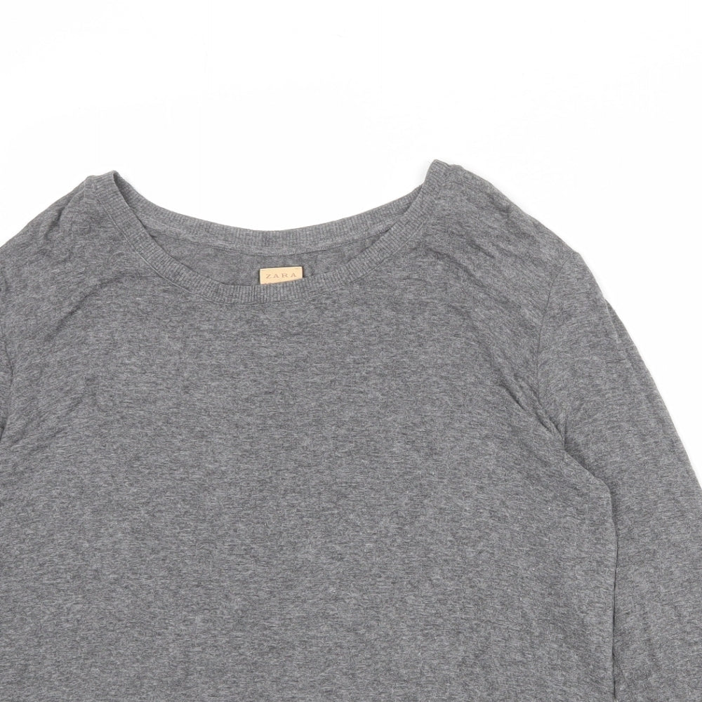 Womens UK Size M Zara Grey Pullover Jumper