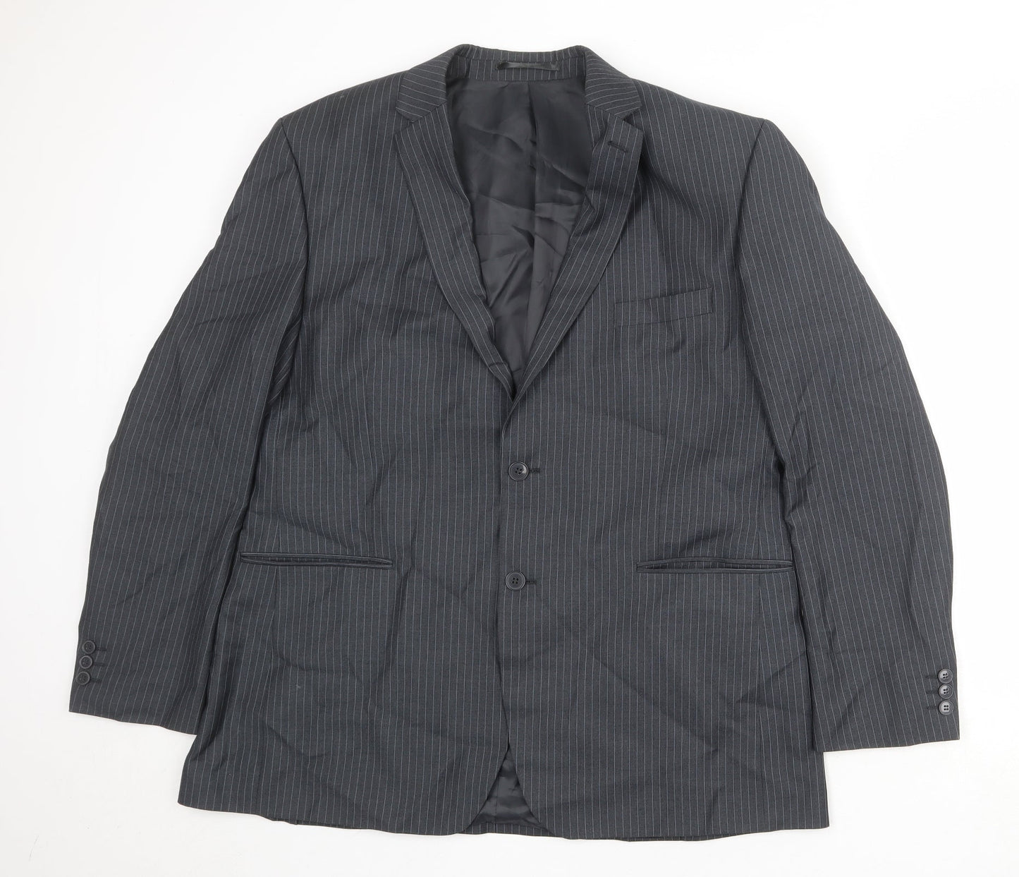 Mens UK Size 44 Karl Jackson Regular Grey Suit Jacket