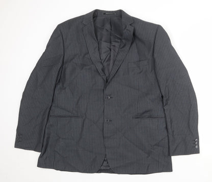 Mens UK Size 44 Karl Jackson Regular Grey Suit Jacket