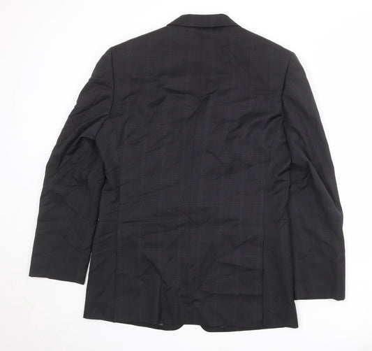 Mens UK Size 38 Marks and Spencer Regular Black Suit Jacket