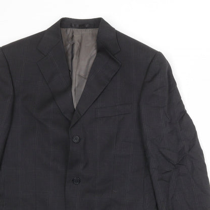 Mens UK Size 38 Marks and Spencer Regular Black Suit Jacket