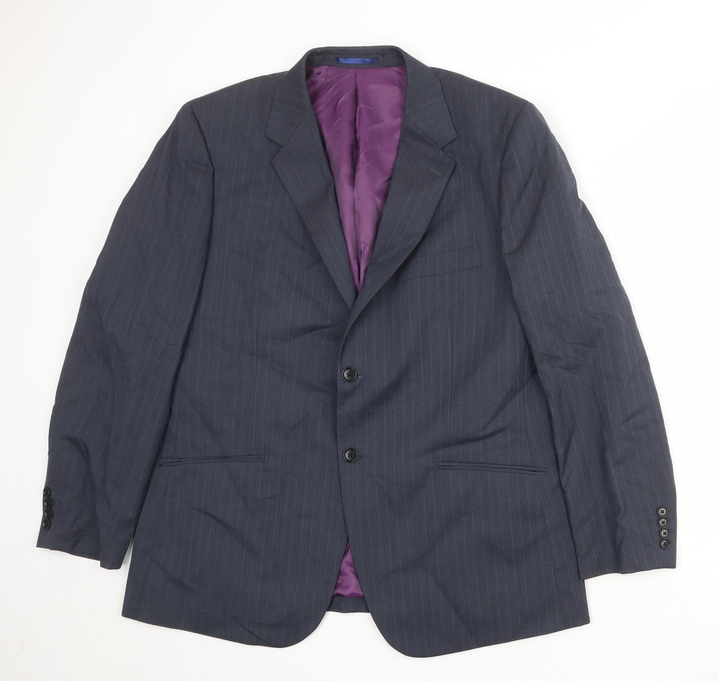 Mens UK Size 44 Howick Tailored Regular Blue Suit Jacket