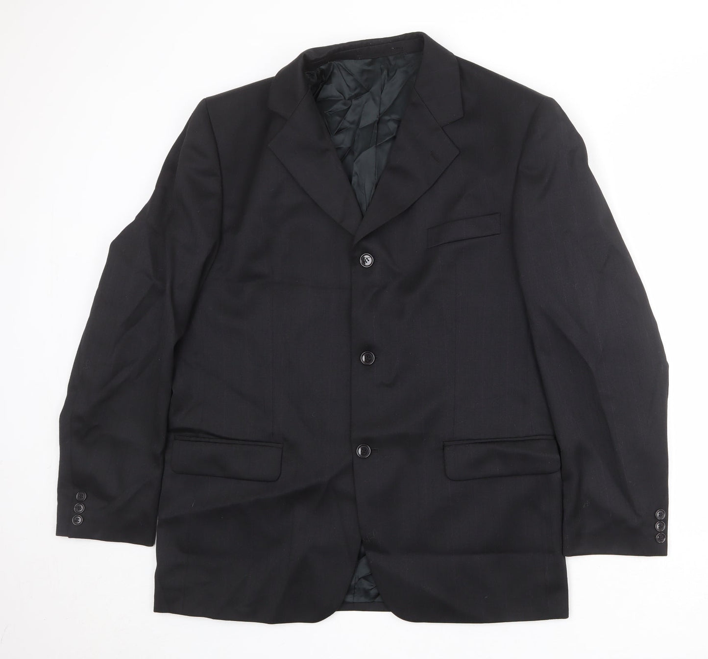 Mens UK Size 42 Horne Brothers Regular Black Suit Jacket