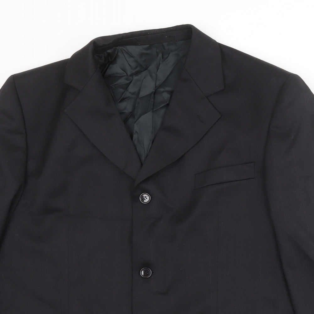 Mens UK Size 42 Horne Brothers Regular Black Suit Jacket