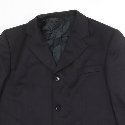 Mens UK Size 42 Horne Brothers Regular Black Suit Jacket