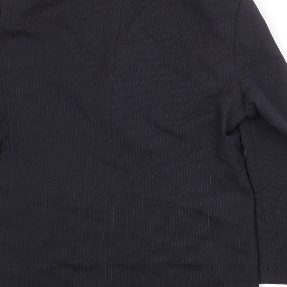 Mens UK Size 46 Marks and Spencer Regular Blue Suit Jacket