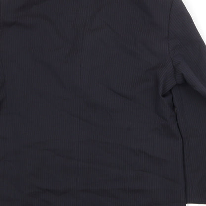 Mens UK Size 46 Marks and Spencer Regular Blue Suit Jacket