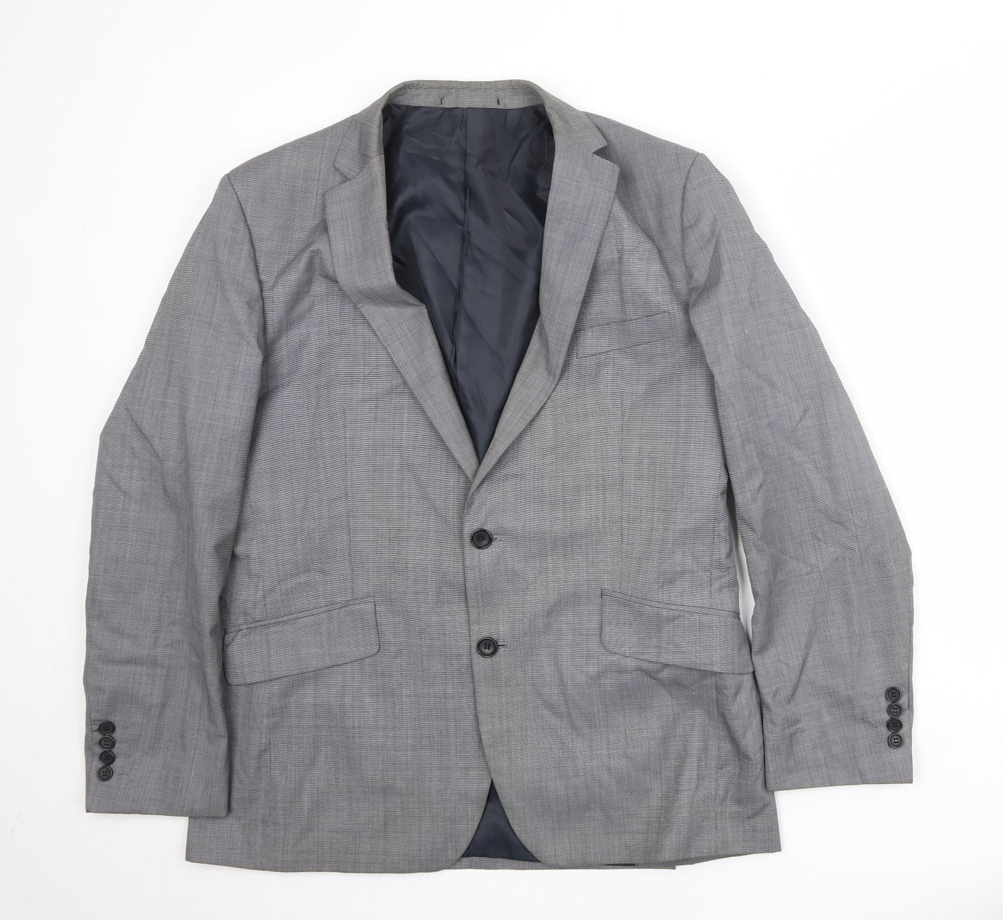 Mens UK Size 42 French Connection Regular Grey Suit Jacket