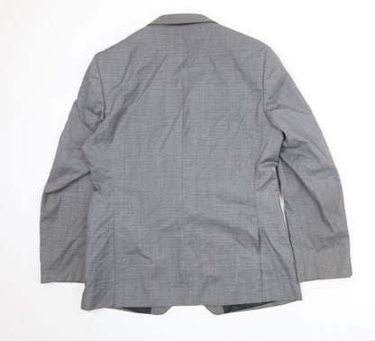 Mens UK Size 42 French Connection Regular Grey Suit Jacket