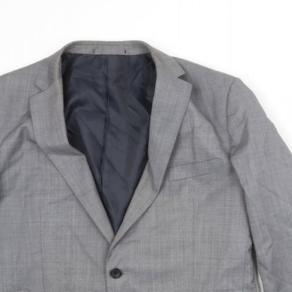 Mens UK Size 42 French Connection Regular Grey Suit Jacket