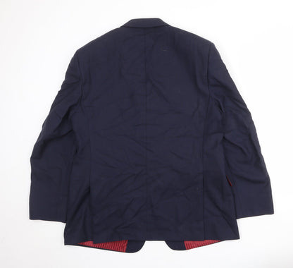 Mens UK Size 44 Marks and Spencer Regular Blue Suit Jacket