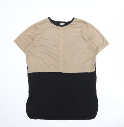 Womens UK Size 10 River Island Black Basic Blouse