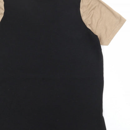 Womens UK Size 10 River Island Black Basic Blouse