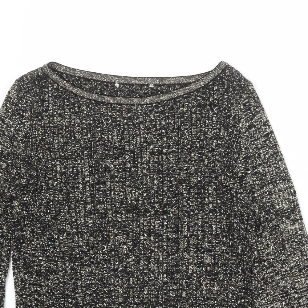 Womens UK Size S Marks and Spencer Black Pullover Jumper