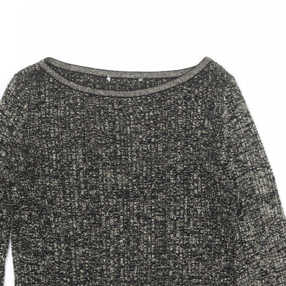 Womens UK Size S Marks and Spencer Black Pullover Jumper