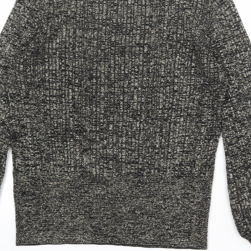 Womens UK Size S Marks and Spencer Black Pullover Jumper