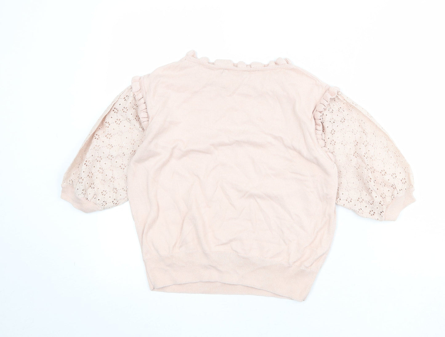 Womens UK Size XS Oasis Pink Pullover Jumper