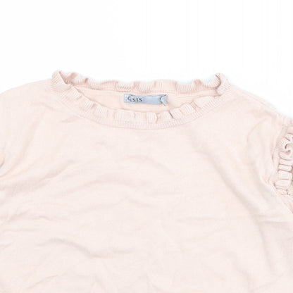 Womens UK Size XS Oasis Pink Pullover Jumper