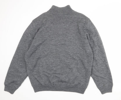 Mens UK Size L Cutter & Buck Grey Pullover Sweatshirt