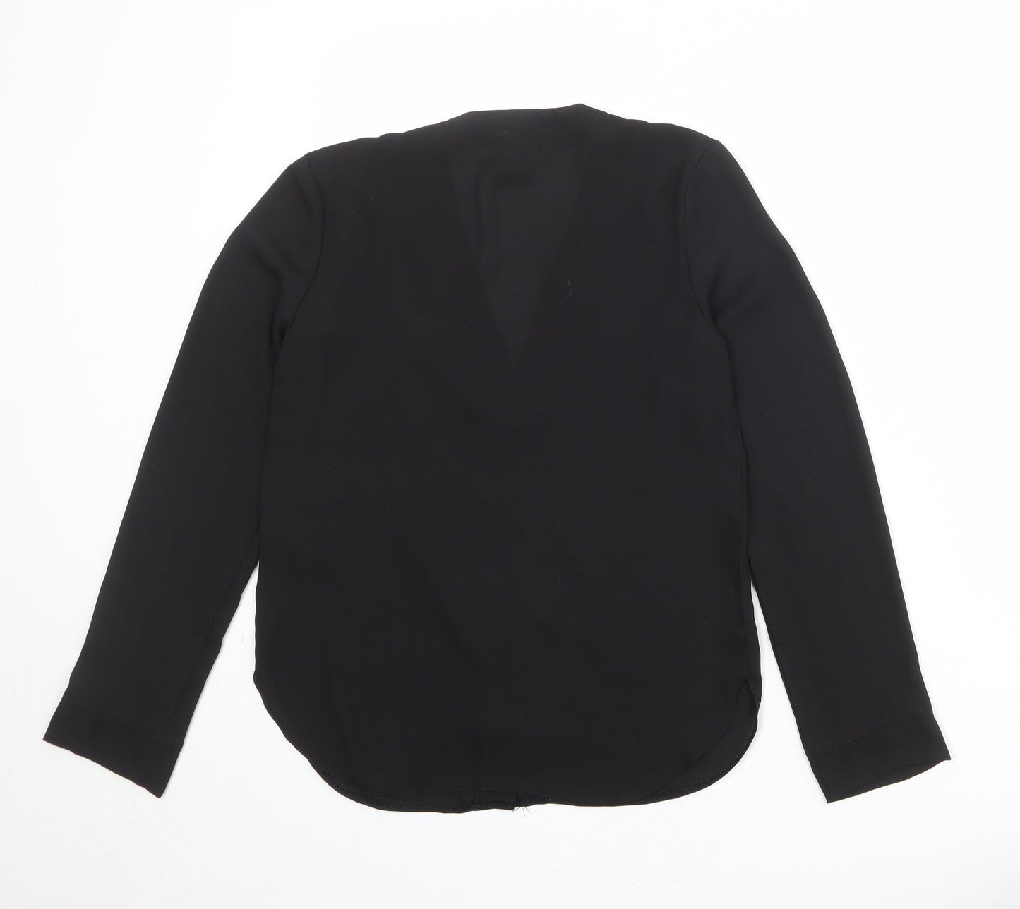 Womens UK Size 6 ASOS Black Basic Button-Up