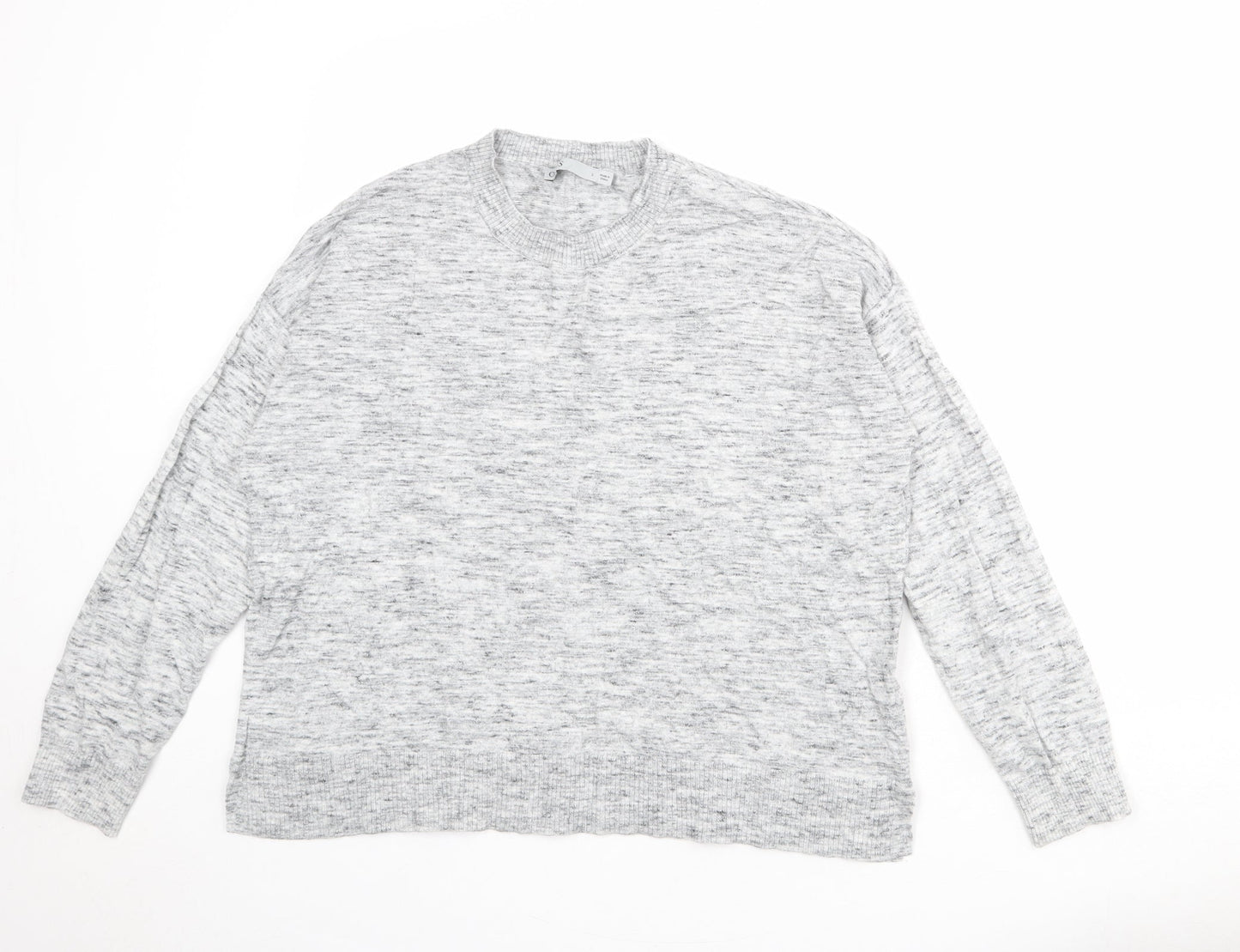 Womens UK Size L Oasis Grey Pullover Jumper