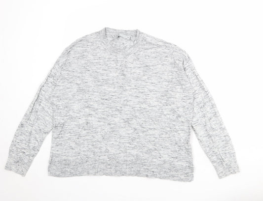 Womens UK Size L Oasis Grey Pullover Jumper