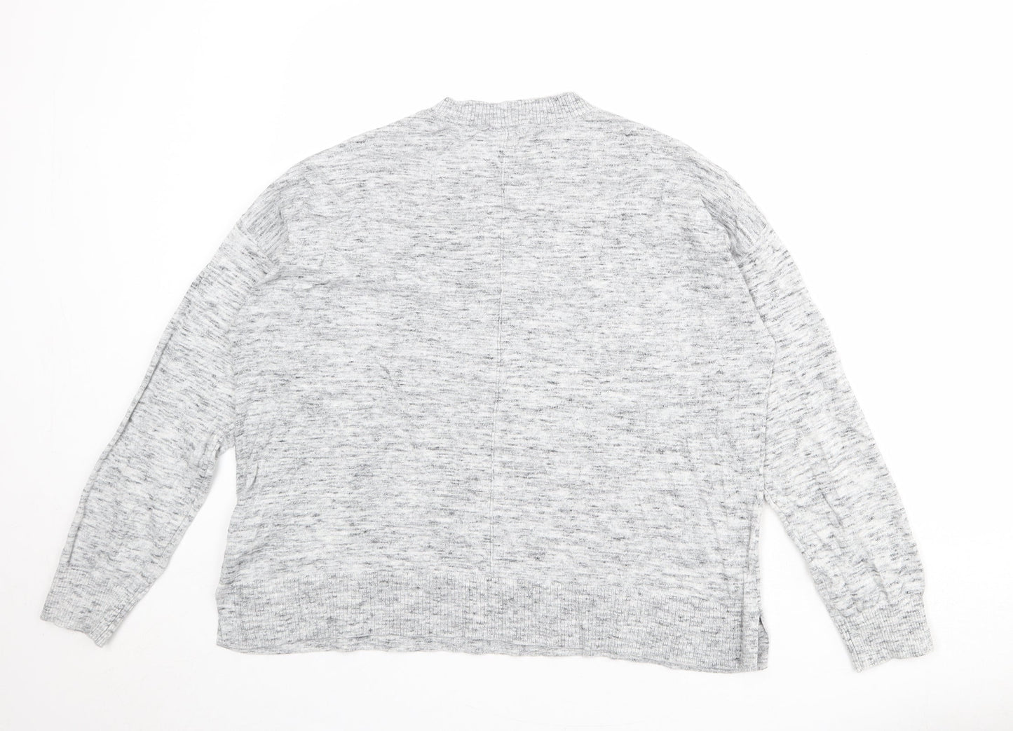 Womens UK Size L Oasis Grey Pullover Jumper