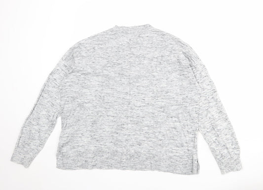 Womens UK Size L Oasis Grey Pullover Jumper