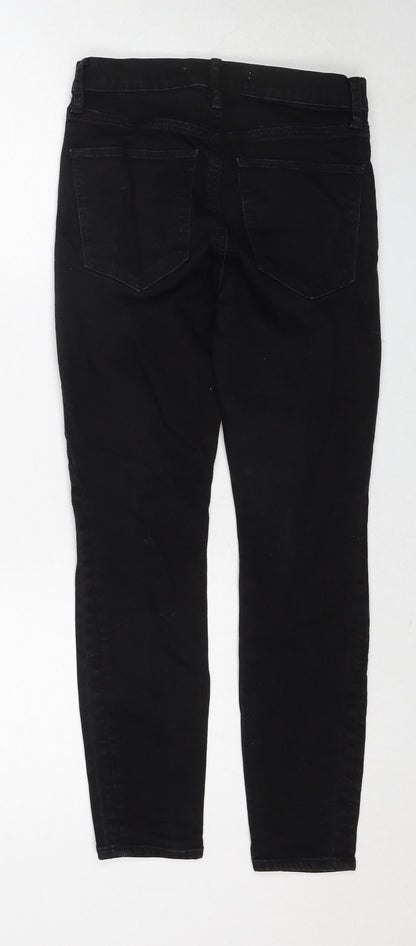 Womens UK Size 27 in Gap Regular Fit Skinny Black Jeans