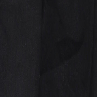 Topshop Womens Black Cotton Skinny Jeans Size 26 in L30 in Regular Zip