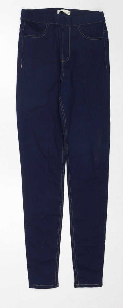 Womens UK Size 8 Marks and Spencer Regular Fit Jegging Blue Jeans