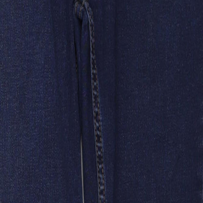 New Look Womens Blue Cotton Skinny Jeans Size 8 Regular Zip