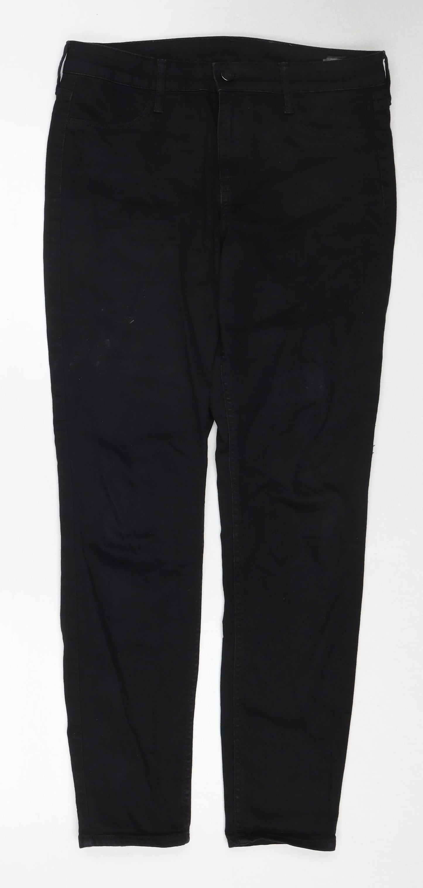 Womens UK Size 29 in H&M Regular Fit Skinny Black Jeans