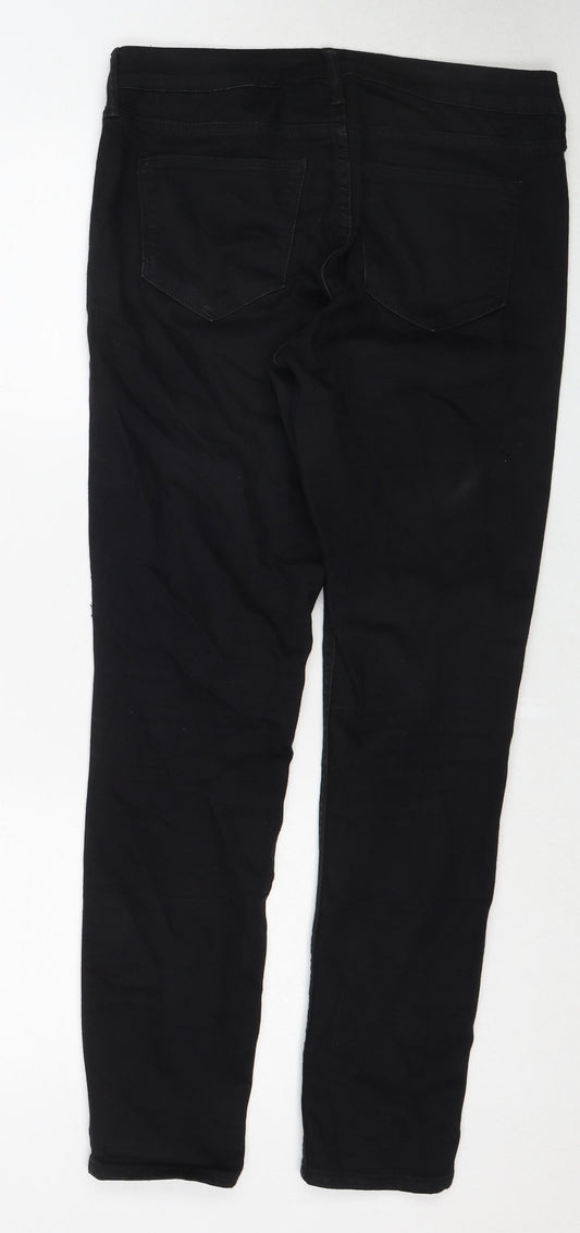Womens UK Size 29 in H&M Regular Fit Skinny Black Jeans