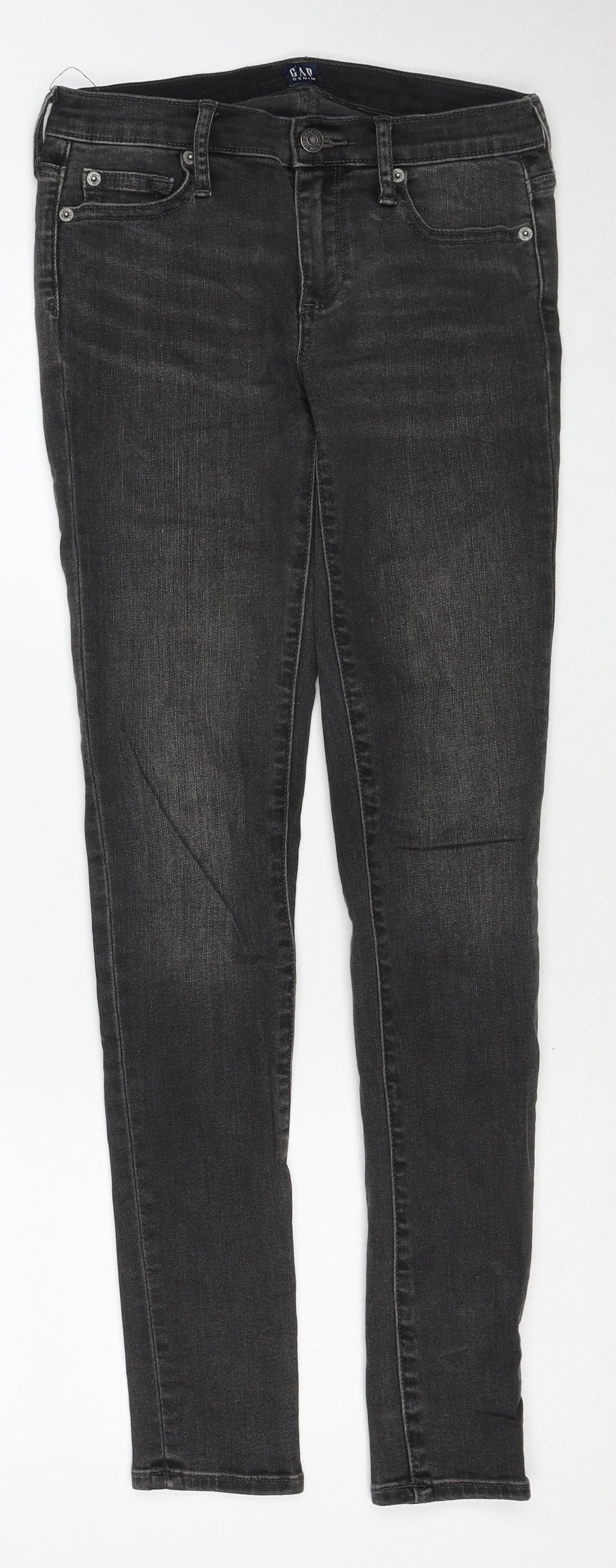 Womens UK Size 24 Gap Regular Fit Skinny Grey Jeans