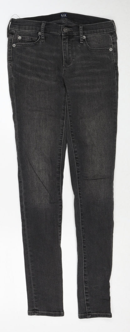 Womens UK Size 24 Gap Regular Fit Skinny Grey Jeans