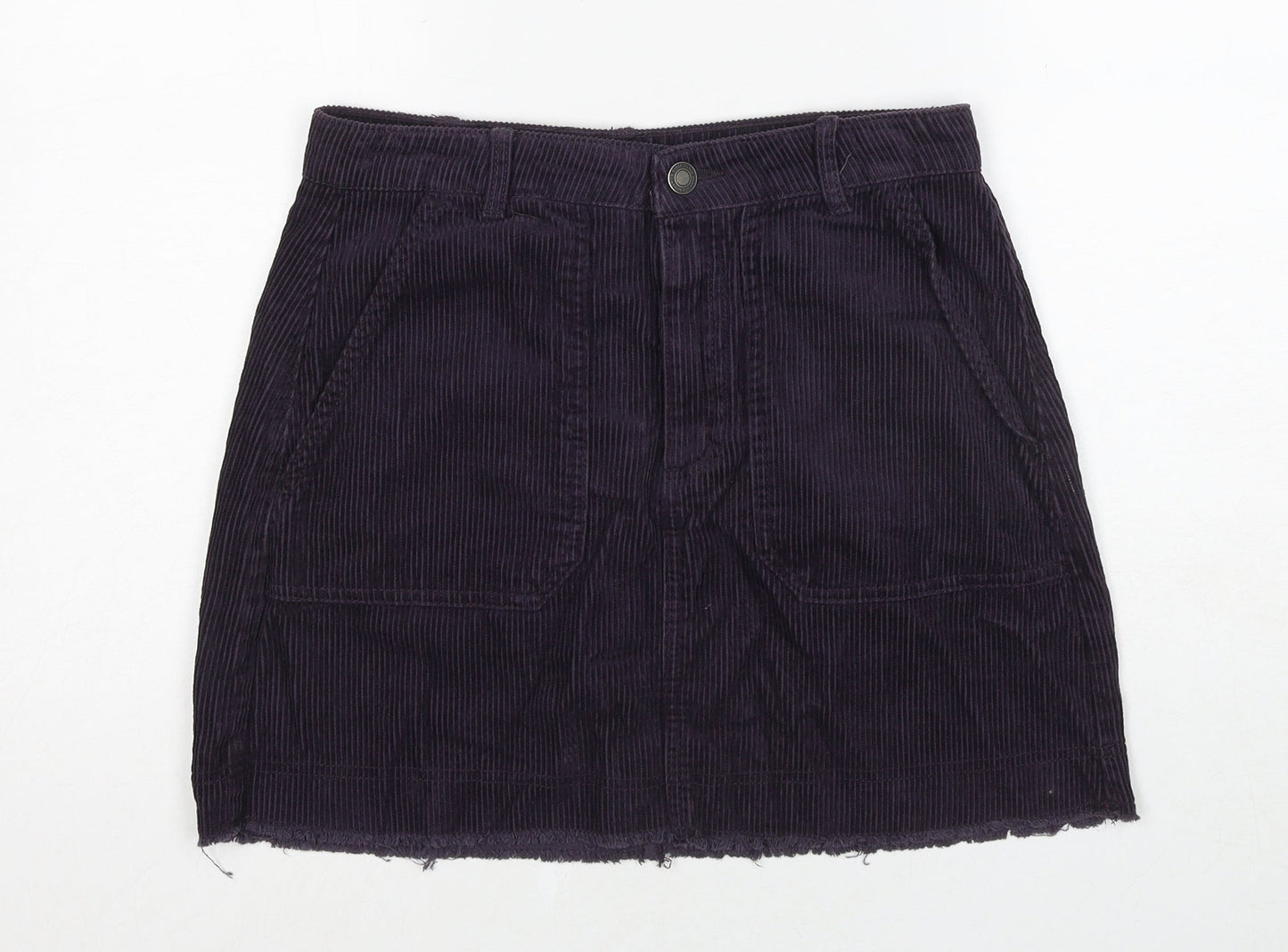 Womens UK Size 10 Stradivarius A-Line Corduroy Skirt